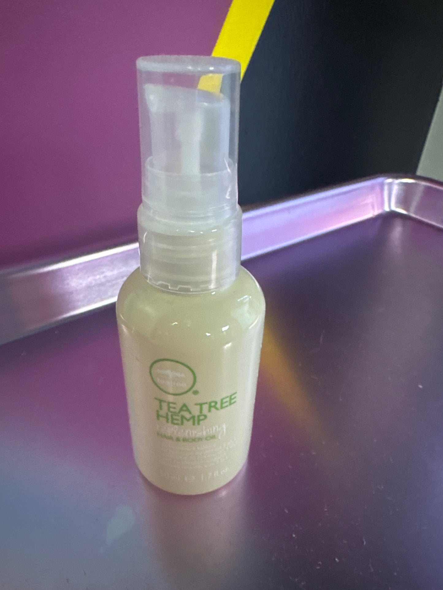 Paul Mitchell Tea Tree hemp replenishing hair and body oil